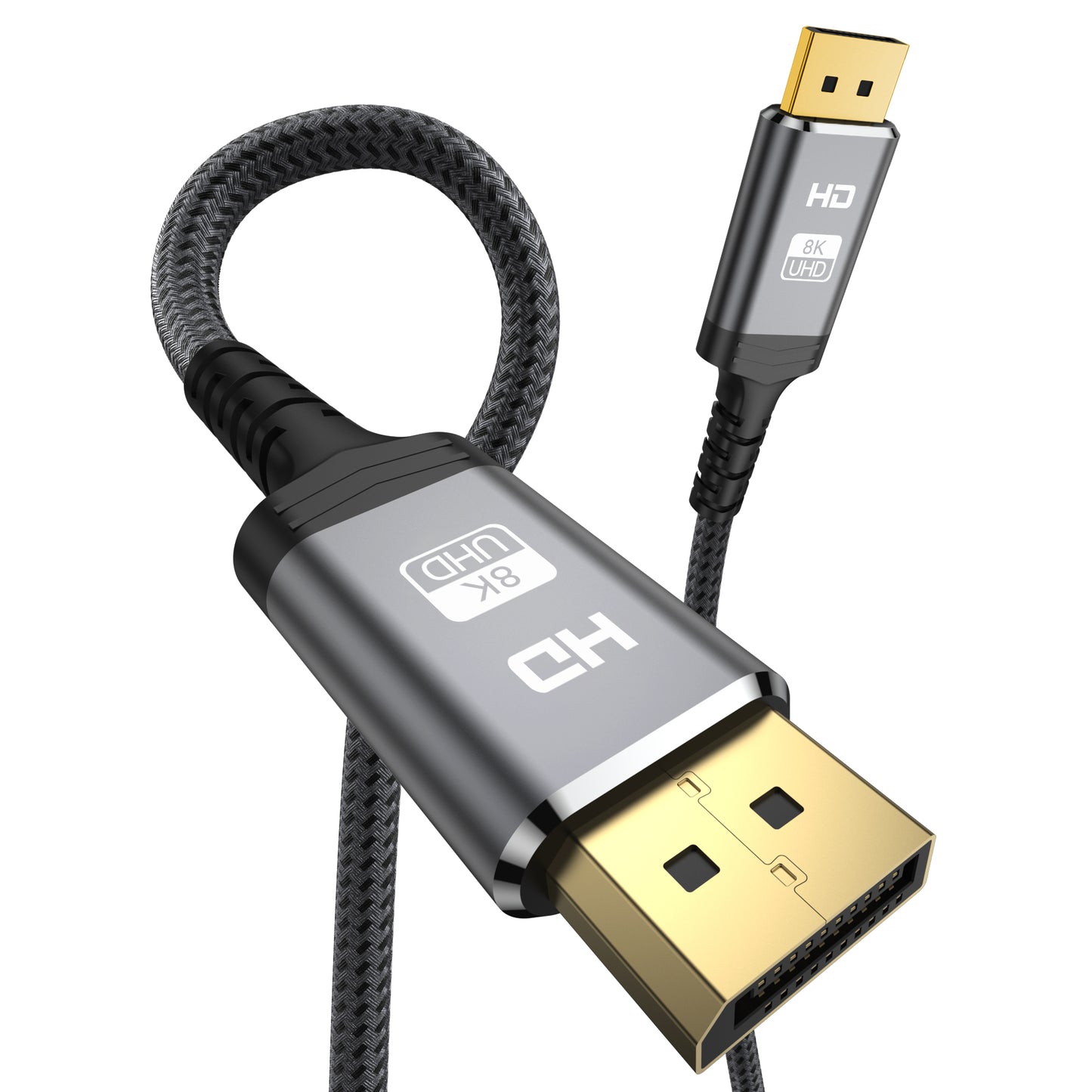 DisplayPort Cables (DP 1.4, 8K @ 60Hz)