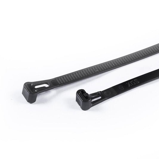 Black Releasable Cable Ties 5 x 200mm
